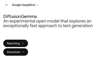 Modèle d&rsquo;IA DiffusionGemma de Google : une vitesse inégalée avec des compromis de qualité