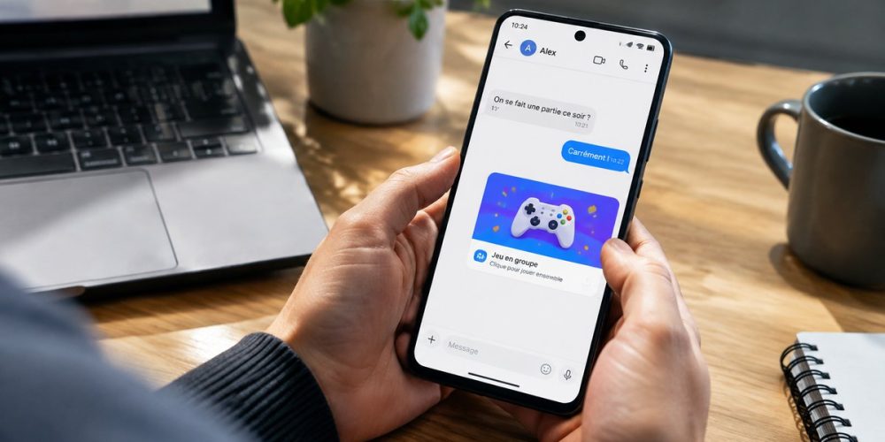 Comment Google Messages pourrait-il intégrer des jeux dans les conversations ?