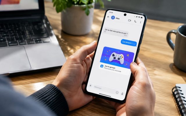 Comment Google Messages pourrait-il intégrer des jeux dans les conversations ?