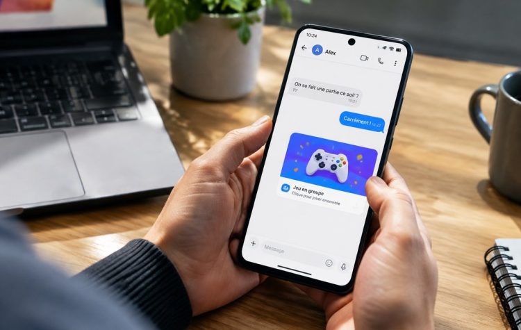 Comment Google Messages pourrait-il intégrer des jeux dans les conversations ?