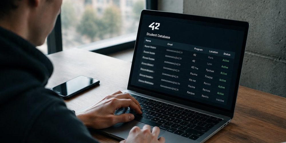 Comment les données personnelles des étudiants de l’École 42 se retrouvent-elles en vente sur le web ?