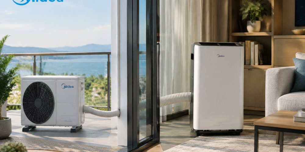 Pourquoi choisir le climatiseur mobile Midea PortaSplit pour son double usage ?