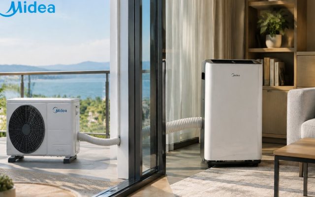 Pourquoi choisir le climatiseur mobile Midea PortaSplit pour son double usage ?