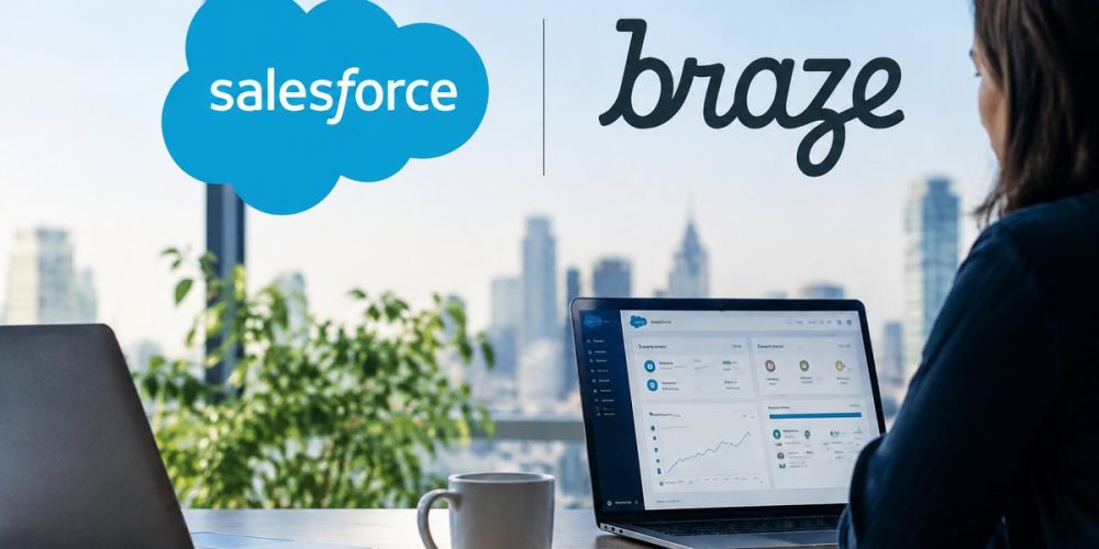 Pourquoi Salesforce achète la plateforme client Braze pour interaction IA en temps réel ?